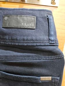 High Waisted 3 Button Skinny Jeans