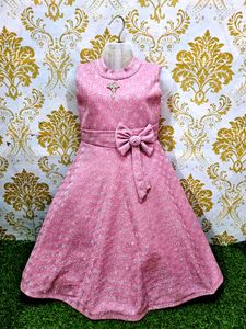 Girls' Pink Sparkle Dress