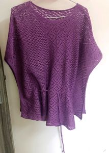 Nice Knitted Purple Top