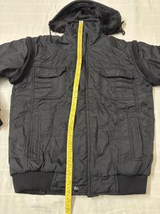 🆕Men’s Jacket with Detachable Hood &amp; Sleeves