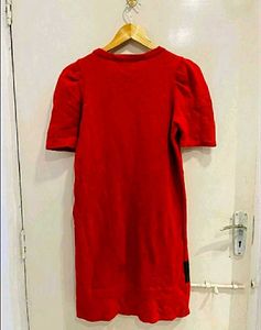 Color Block Mini Winter Dress