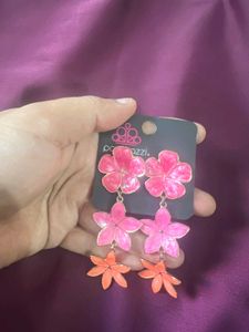 Paparazzi Floral Dangle Earrings