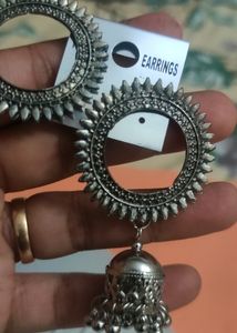 Oxidised Jhumka