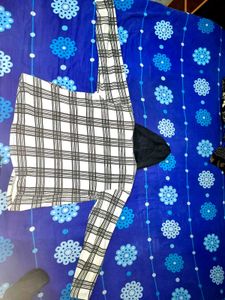 Hooded Plaid Shirt