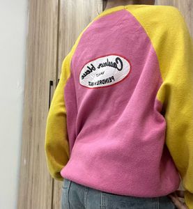 Pink &amp; Yellow Pullover
