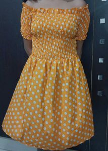 Polka Dot Mini Dress