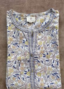 Floral Print Kurta