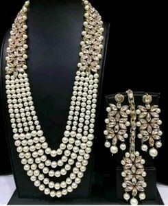 Pearl & Crystal Jewelry Set