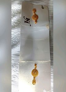 Gold Polish Earrings