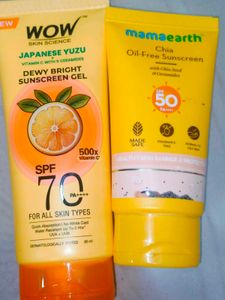 WOW &amp; Mamaearth Sunscreen Combo