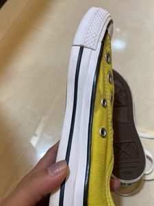 Yellow &amp; Black Converse All-Stars
