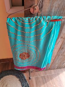 Pure Georget Saree