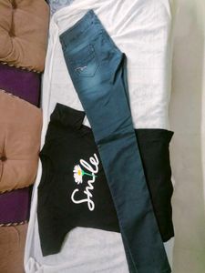Jeans And Top For Women
