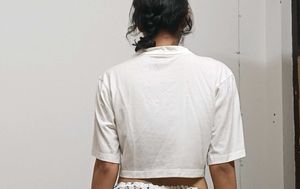 White Crop Top