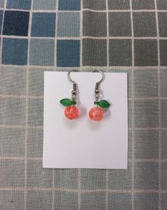Handmade Orange Earrings