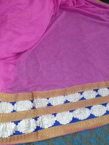 Pink Saree..