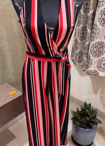 Mukti Color Vertical Strip Jumpsuit
