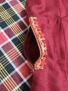 Pashmina Kurti Full Hand N Neck Embroidered