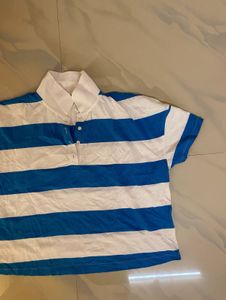 M36- Striped Women Tee Casual