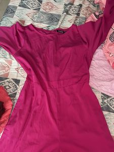 Very Prety Pink Full Jumpsuit