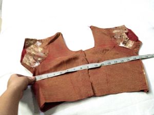 Silk Saree green brown and golden ❤make offer ✨
