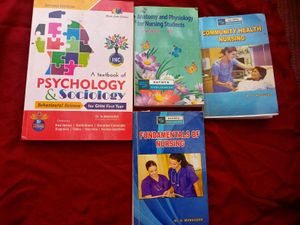 GNM 1st Year Nursing Text Books..
