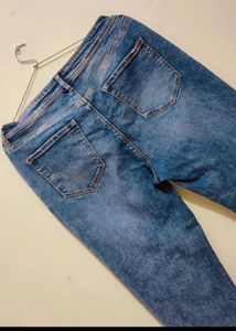 Blue Designer Jeans For Girl Or Woman 30 Waist