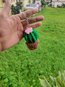Cactus Keychain
