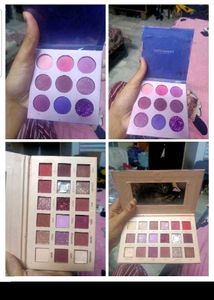 Two Eyeshadow Palettes - Purple & Red Shades