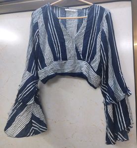 Cute Wrap Crop Top