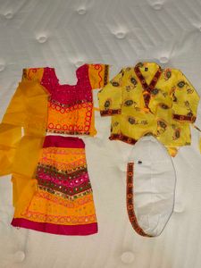 Radha and Krishna Outfit for Janmashtami.