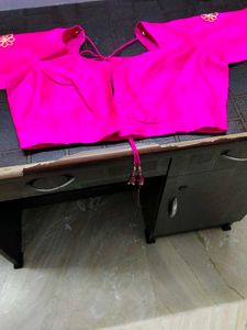 Saree with blouse