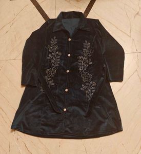 Velvet Embellished co ord set