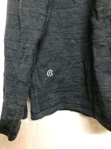 Champion Grey Half Zip T shirt