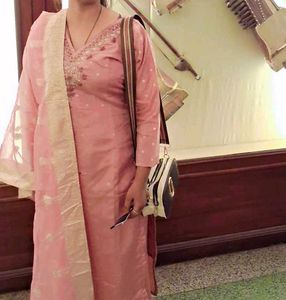 Pink Salwar Kameez Suit Set