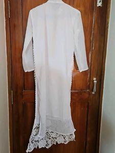 White Lace Kurta