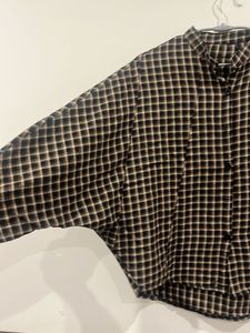 Checked shirt oversized