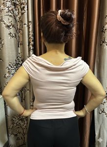 H&amp;M Gathered Off The Shoulder Top