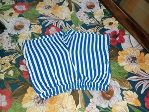 Striped Top &amp; Shorts Set