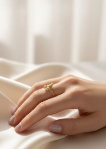 18kt Gold plated Bird Ring