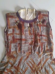 A line Printed Kurti