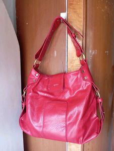 Branded Red Handbag