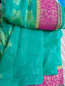 Beautiful And Elegant Shimmery Saree