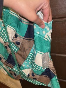 Green cutout Sleeveless Top