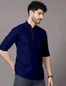 Navy Blue Kurta