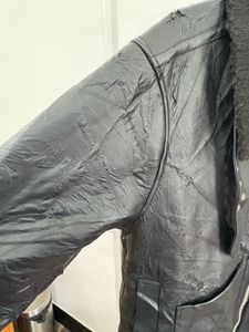 Unisex Black Leather Jacket