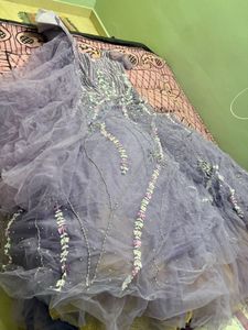 Elegant Purple Ethnic Gown