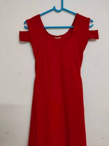 Red Fit &amp; Flare Dress