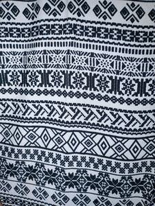 H&amp;M Boho Printed Black And White Dress
