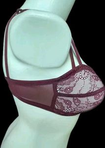Burgundy Lace Bralette